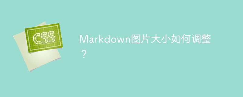 markdown图片大小如何调整？