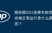 服务器SSH连接失败但终端正常运行是什么原因？