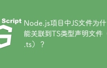 Node.js项目中JS文件为什么能关联到TS类型声明文件（.d.ts）？