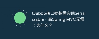 Dubbo接口参数需实现Serializable，而Spring MVC无需：为什么？