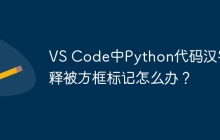 VS Code中Python代码汉字注释被方框标记怎么办？