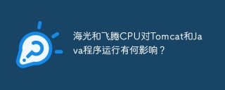 海光和飞腾CPU对Tomcat和Java程序运行有何影响？