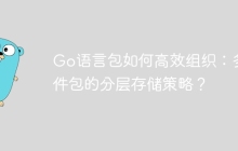 Go语言包如何高效组织：多文件包的分层存储策略？