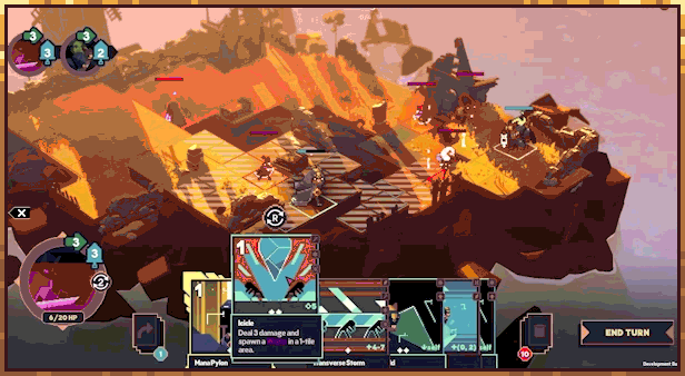 回合制类肉鸽战术角色扮演游戏《洗牌大师》现已推出试玩Demo