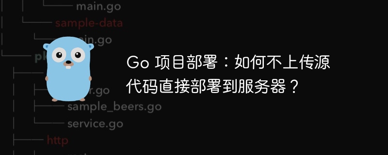 go 项目部署：如何不上传源代码直接部署到服务器？
