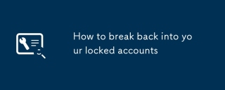How to break back into your locked accounts