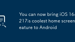You can now bring iOS 16’s coolest home screen feature to Android