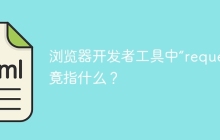 浏览器开发者工具中“request”究竟指什么？