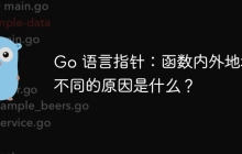 Go 语言指针：函数内外地址不同的原因是什么？