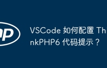 VSCode 如何配置 ThinkPHP6 代码提示？