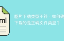 图片下载类型不符，如何确保下载的是正确文件类型？