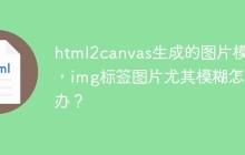 html2canvas生成的图片模糊，img标签图片尤其模糊怎么办？