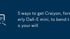 5 ways to get Craiyon, formerly Dall-E mini, to bend to your will