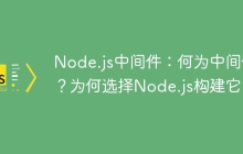 Node.js中间件：何为中间件？为何选择Node.js构建它？