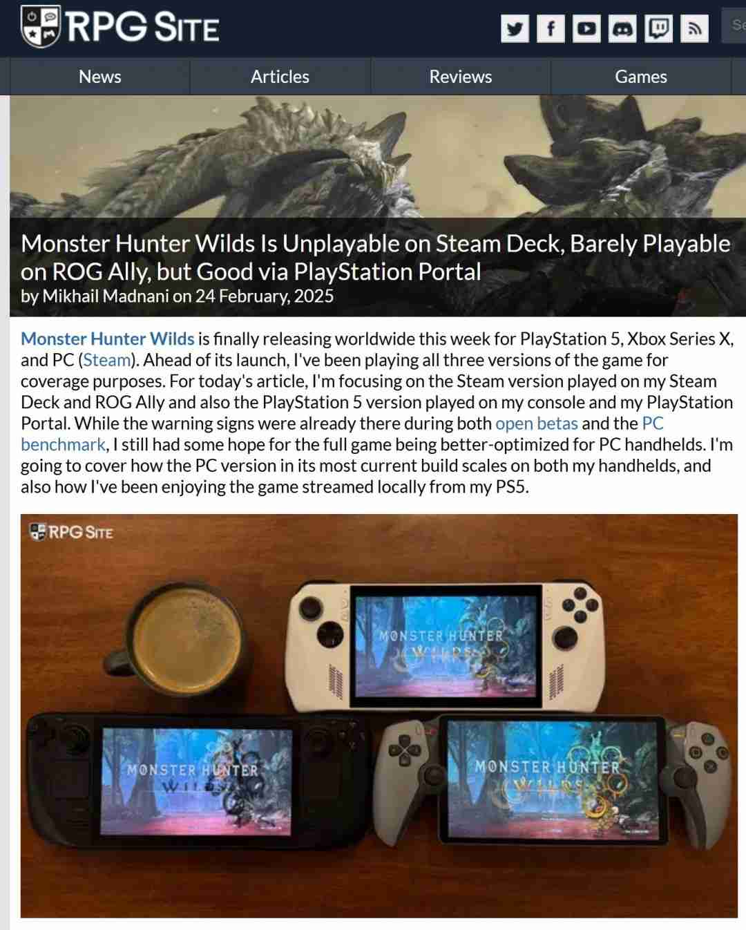 《怪物猎人:荒野》不支持Steam Deck