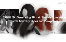 TANGLED— 上海科大联合华中科大等推出的3D发型生成方法