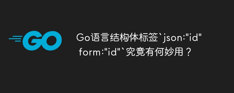 go语言结构体标签`json: