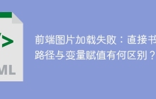 前端图片加载失败：直接书写路径与变量赋值有何区别？