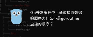 Go并发编程中，通道接收数据的顺序为什么不是goroutine启动的顺序？
