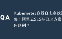 Kubernetes容器日志高效采集：阿里云SLS与ELK方案有何区别？