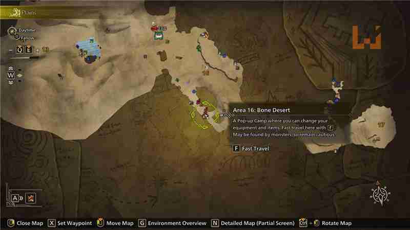 怪物猎人荒野安全简易营地一览（天堑沙原篇）