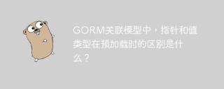 gorm关联模型中，指针和值类型在预加载时的区别是什么？