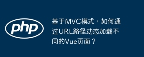基于mvc模式，如何通过url路径动态加载不同的vue页面？