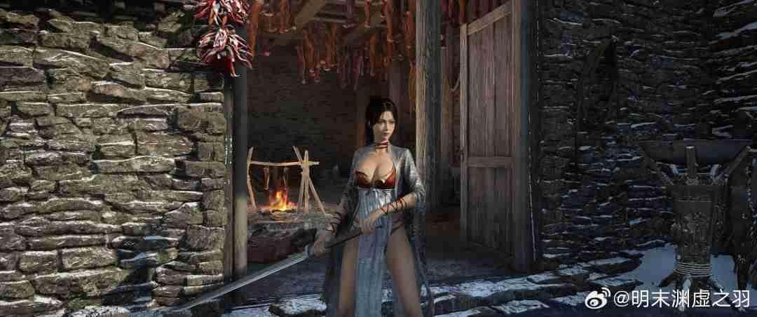 《明末：渊虚之羽》发布女主性感新截图 火辣撩人