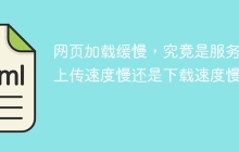网页加载缓慢，究竟是服务器上传速度慢还是下载速度慢？