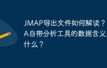 JMAP导出文件如何解读？IDEA自带分析工具的数据含义是什么？