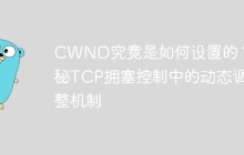 CWND究竟是如何设置的？探秘TCP拥塞控制中的动态调整机制