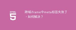跨域iframe中meta标签失效了，如何解决？
