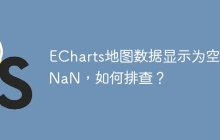 ECharts地图数据显示为空或NaN，如何排查？