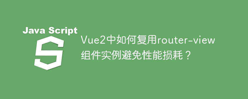 vue2中如何复用router-view组件实例避免性能损耗?