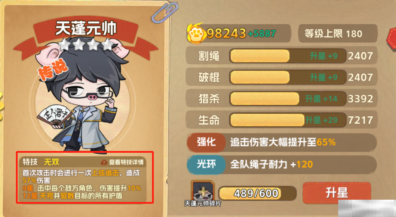 《猴哥快跑》天蓬元帅猪八戒角色介绍