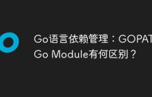 Go语言依赖管理：GOPATH与Go Module有何区别？