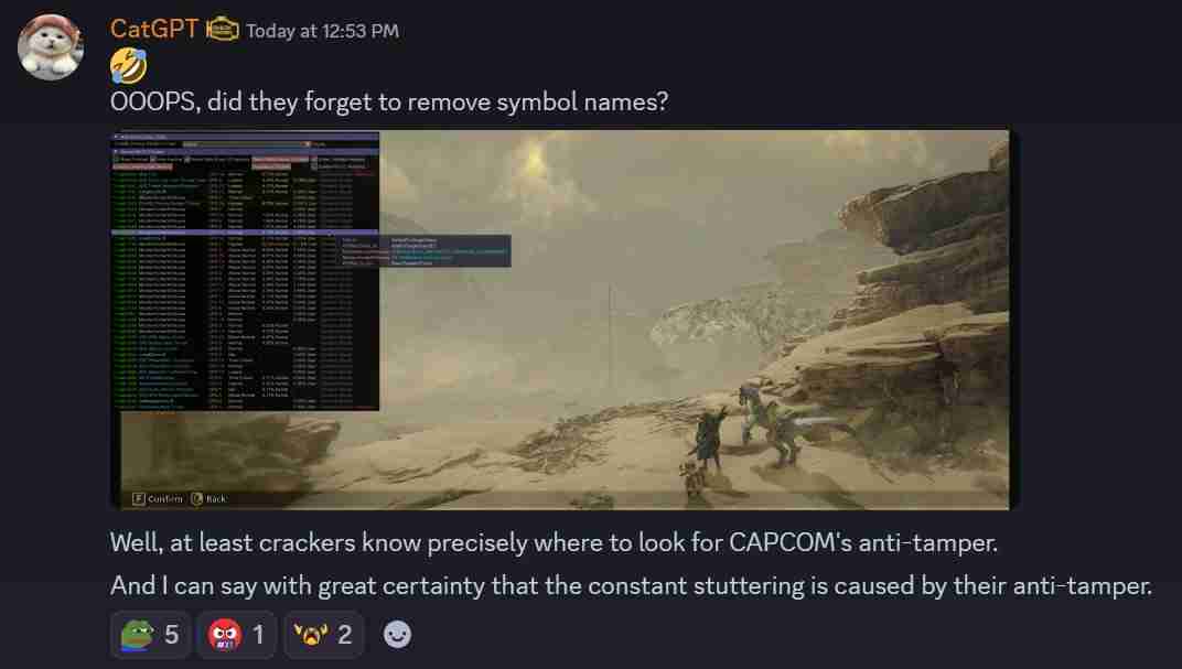 《怪物猎人:荒野》PC版太卡?可能采用了三重DRM