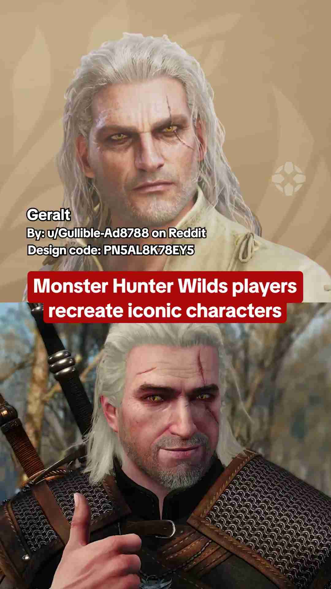 《怪物猎人:荒野》捏人代码分享:希里、维吉尔、白狼