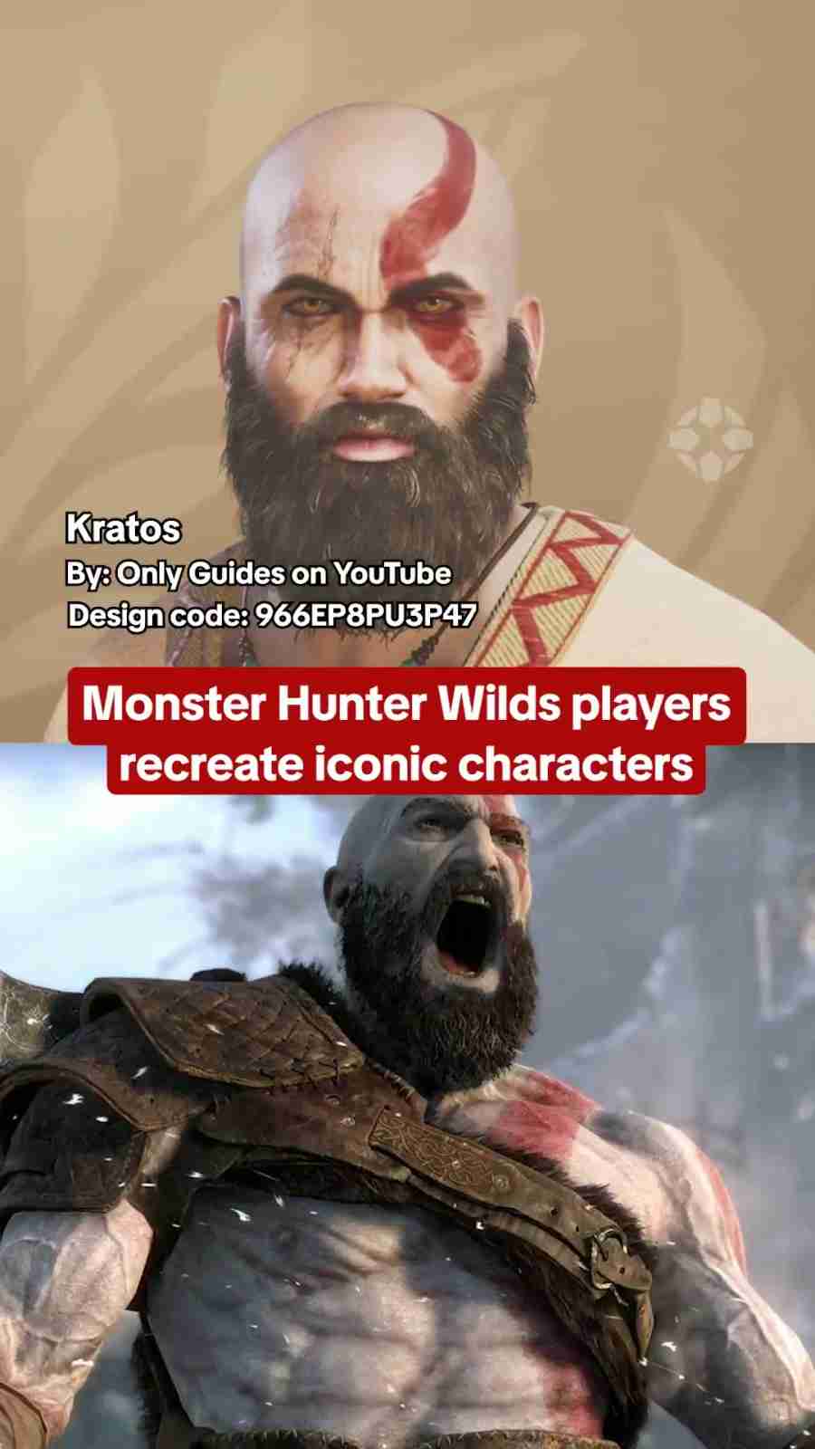 《怪物猎人:荒野》捏人代码分享:希里、维吉尔、白狼