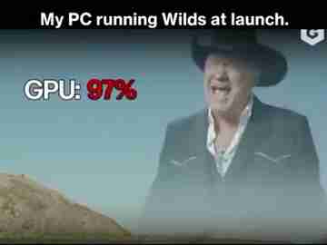 《怪物猎人:荒野》恶搞视频 用PC玩竟是这个样子