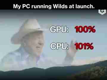 《怪物猎人:荒野》恶搞视频 用PC玩竟是这个样子