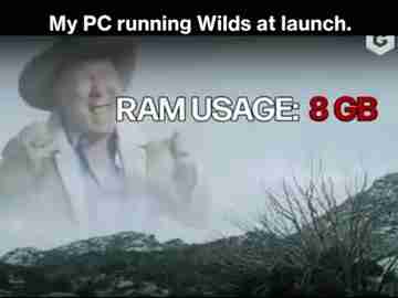 《怪物猎人:荒野》恶搞视频 用PC玩竟是这个样子