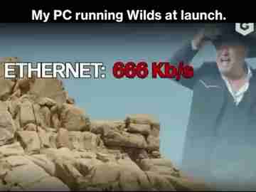 《怪物猎人:荒野》恶搞视频 用PC玩竟是这个样子