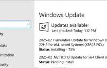 Win10 22H2二月累积更新KB5051974导致开始菜单出现故障