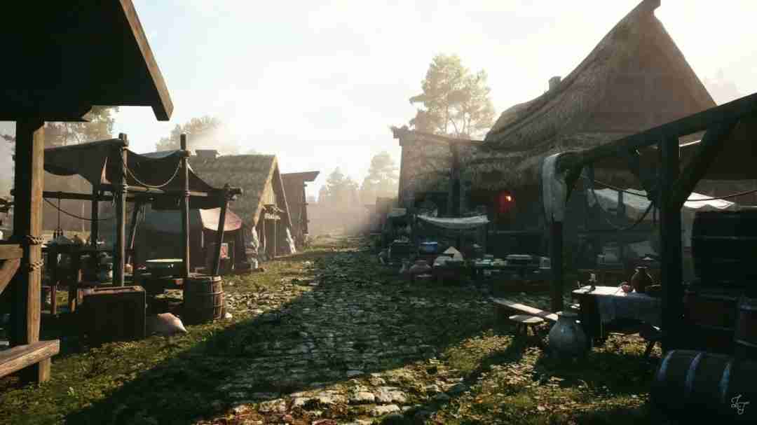 最美河木镇!如果用虚幻5.4重现《上古卷轴5》