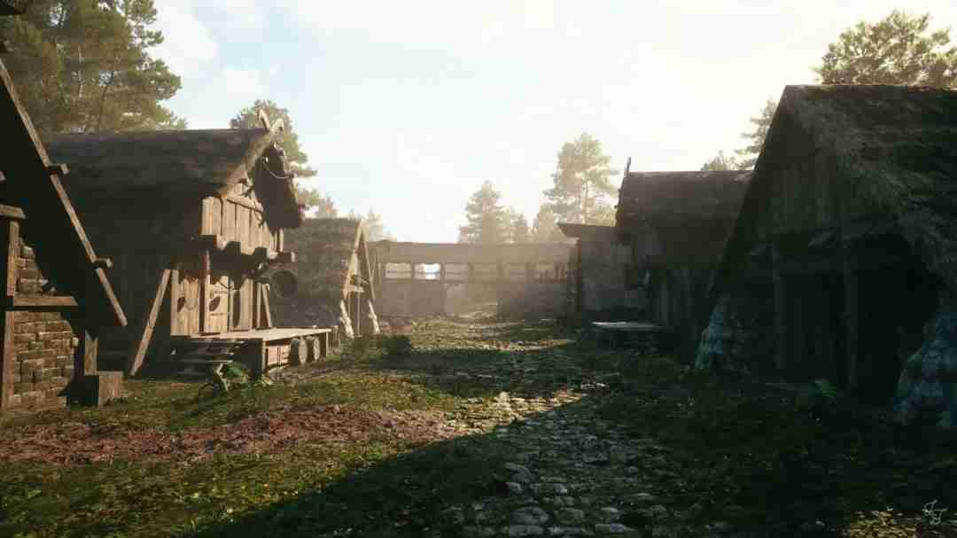 最美河木镇!如果用虚幻5.4重现《上古卷轴5》