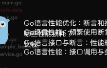 Go语言性能优化：断言和接口调用会降低性能吗？
Go语言性能：频繁使用断言和接口调用会带来哪些性能损耗？
Go语言接口与断言：性能瓶颈在哪里？
Go语言性能：接口调用与类型断言的性能比较