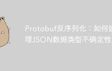Protobuf反序列化：如何处理JSON数据类型不确定性？