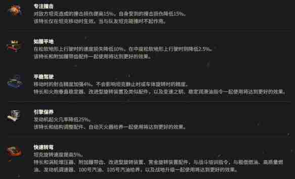 《坦克世界》M60乘员技能介绍
