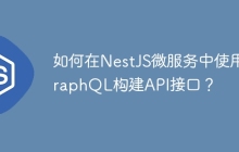 如何在NestJS微服务中使用GraphQL构建API接口？